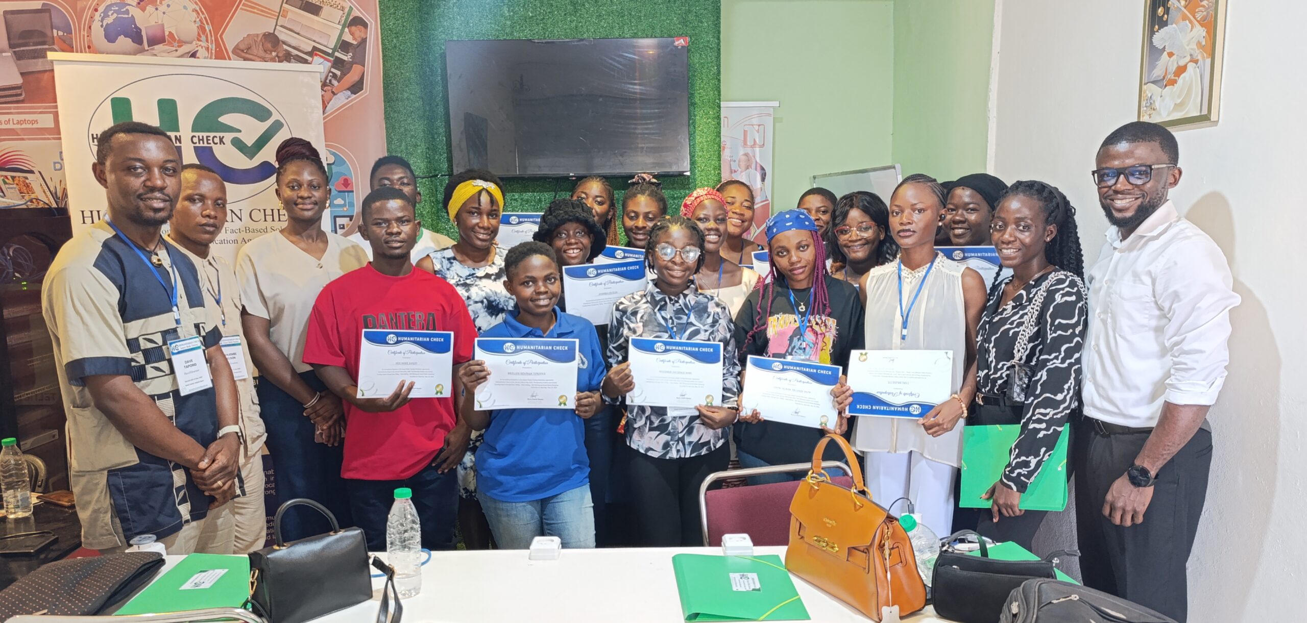 Impact storytelling training session